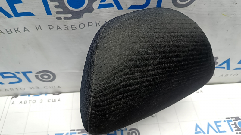 Подголовник 2 ряда левый Honda Accord 13-16 ткань, черный, выгоревший, под химчистку