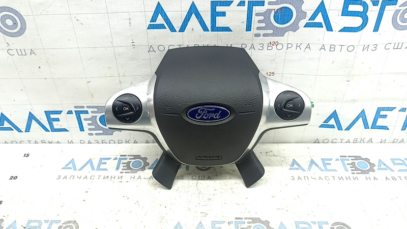 Подушка безопасности airbag в руль водительская Ford C-max MK2 13-18 черная, с кнопками