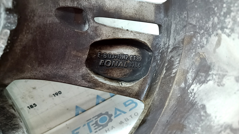 Диск колесный R19х8J ET39 Audi Q5 80A 18-23 бордюрка
