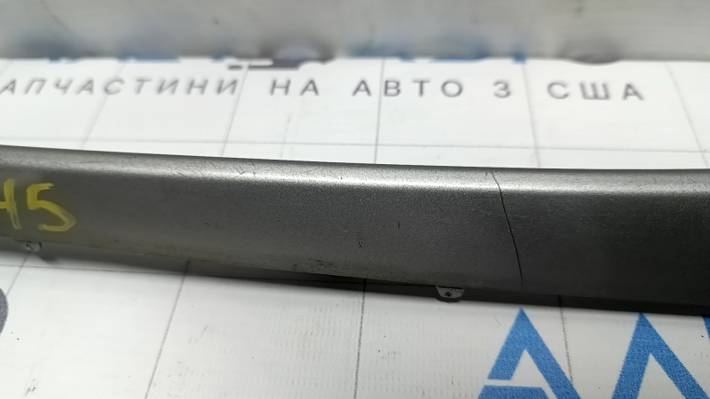 Накладка центральной консоли боковая правая Nissan Altima 13-15 верхняя, серая, царапины