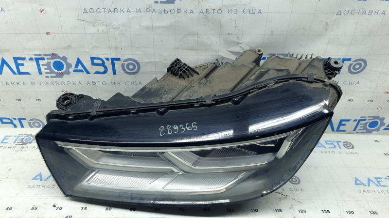 Фара передняя левая в сборе Audi Q5 80A 18-20 LED, песок, потертость