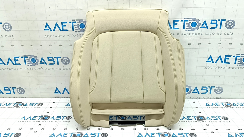 Подушка водительского сиденья BMW 3 G20 19-22 кожа бежевая Canberra Beige, потрескана