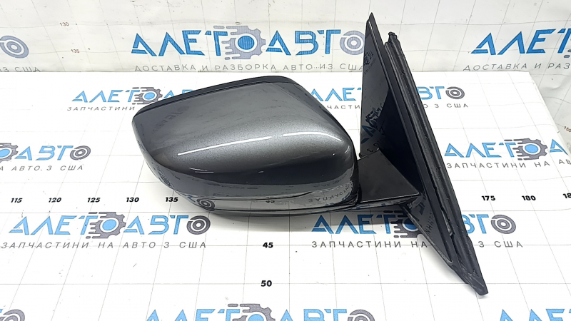 Зеркало боковое правое в сборе BMW 3 G20 19-26 5 пинов, поворотник, подогрев, BSM, Shadow-Line, графит
