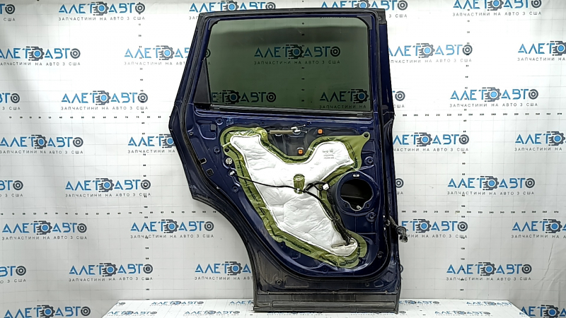 Дверь в сборе задняя левая Honda CRV 17-22 синий B-588P, тонировка, тычка