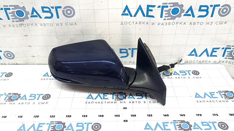 Зеркало боковое правое в сборе Honda CRV 17-22 9 пинов, поворотник, BSM, подогрев, синее
