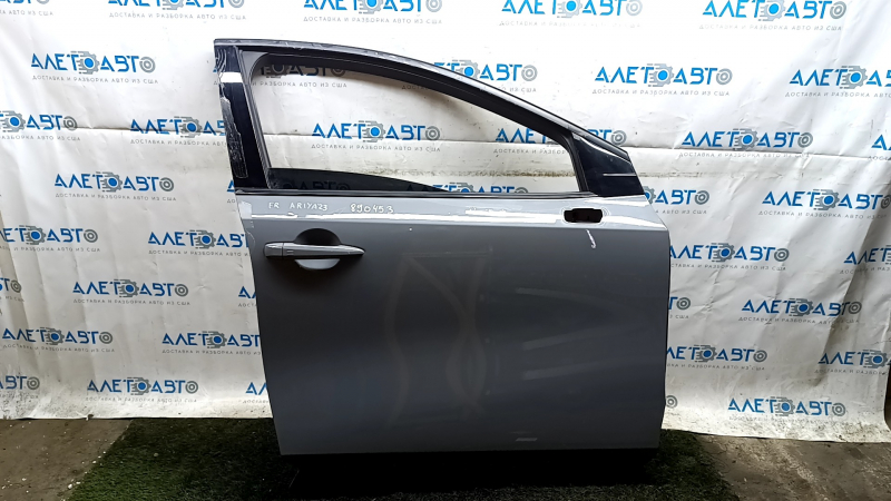 Дверь в сборе передняя правая Nissan Ariya 23-26 серый KBY, тычки