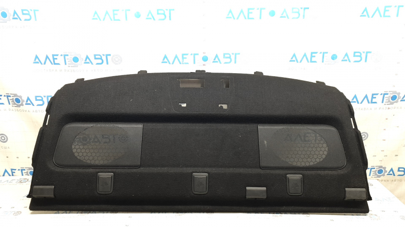 Полка задняя Toyota Camry v55 15-17 usa черная, надрыв