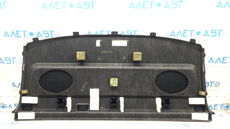 Полка задняя Toyota Camry v55 15-17 usa черная, надрыв