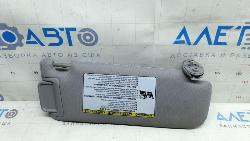 Козырек левый Toyota Camry v55 15-17 usa серый, без крючка, под чистку