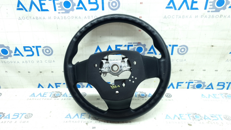 Руль голый Toyota Camry v55 15-17, резина черного цвета, в отличном состоянии