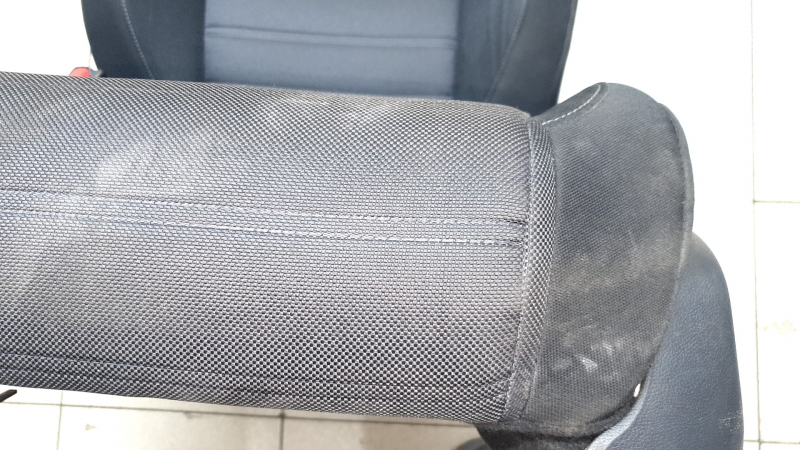 Водительское сидение Honda CRV 17-22 без airbag, электро, ткань черное, под чистку, потёрто