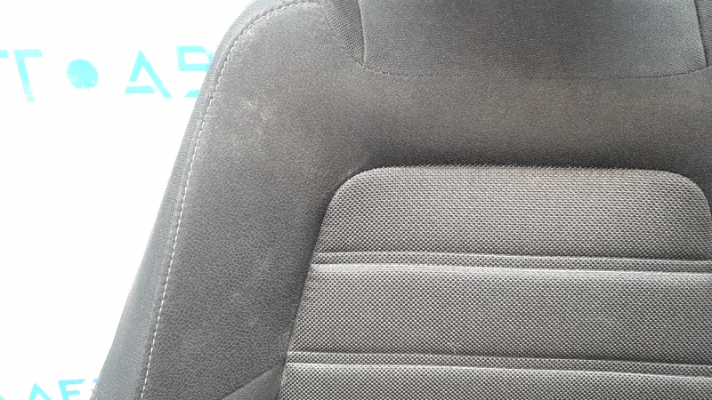 Водительское сидение Honda CRV 17-22 без airbag, электро, ткань черное, под чистку, потёрто
