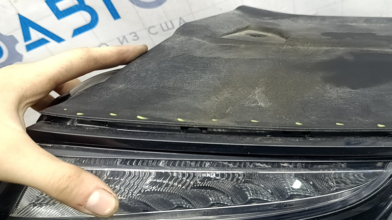 Дневной ходовой огонь DRL в сборе левый Hyundai Tucson 22-24 LED, серый, надломаны крепления, сломаны крепления