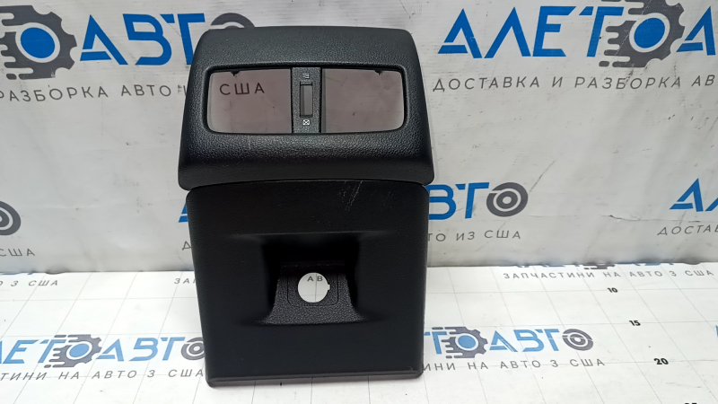 Накладка центральной консоли задняя Lexus ES300h ES350 13-18 черная 2 части