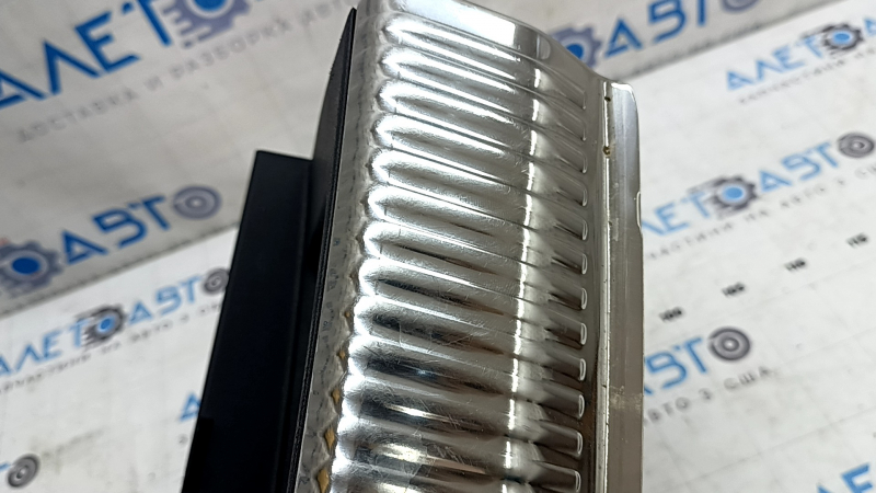 Накладка проема багажника Audi A5 F5 17-25 5D черная, с хромом, царапины
