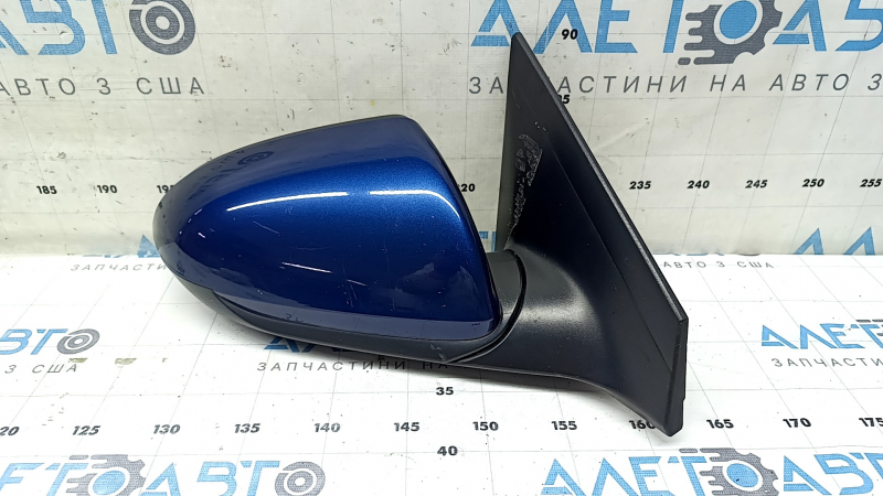 Боковое зеркало в синем цвете для Hyundai Elantra 2017–2020, вид с боку