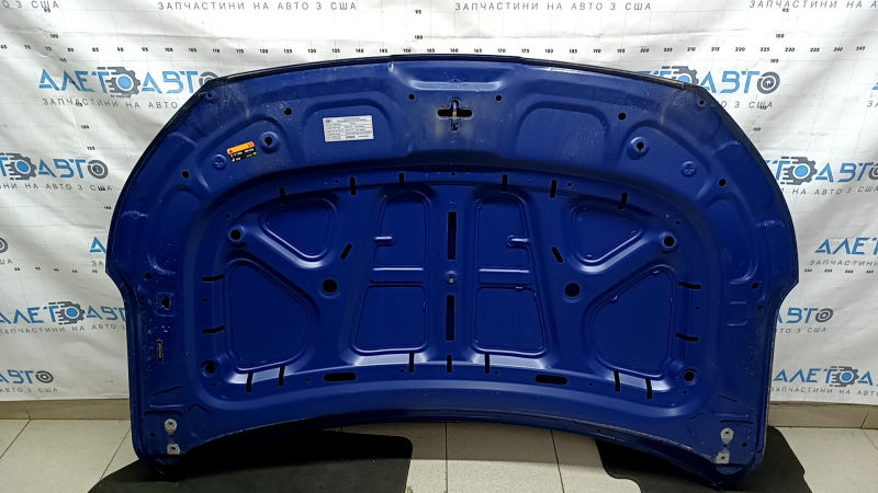 Капот голый Hyundai Elantra AD 19-20 сталь, синий VU, песок, тычка