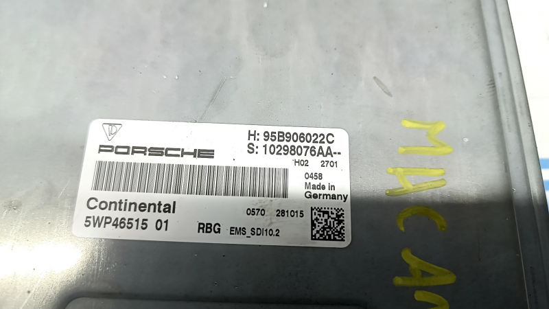 Блок ECU компьютер двигателя Porsche Macan 15-18 3.0T, 3.6T