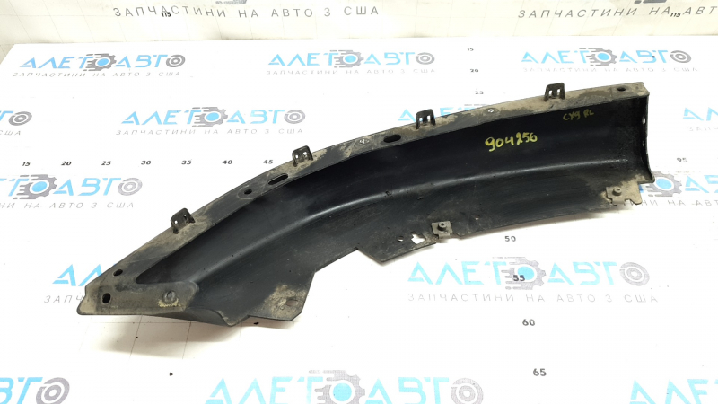 Губа заднего бампера левая Mazda CX-9 16-23 царапины, песок