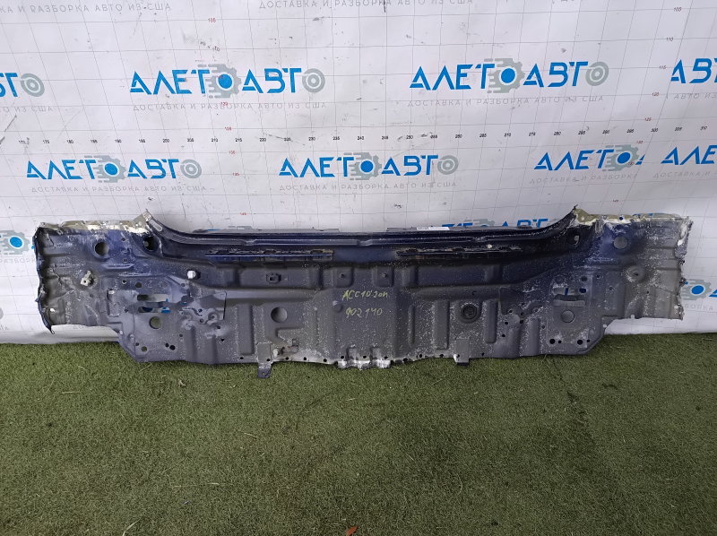 Задняя панель Honda Accord 18-22 под люк, hybrid, Sport, синяя, высверлена