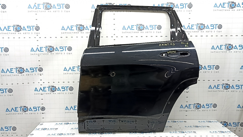 Дверь задняя левая Jeep Cherokee KL 2014-2023 черного цвета