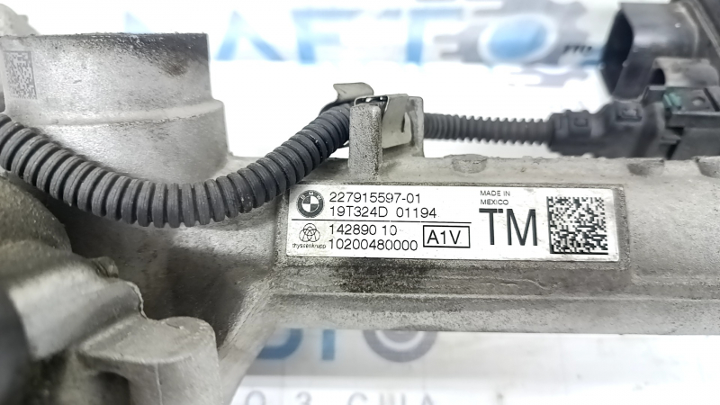 Рейка рулевая BMW X7 G07 19-23 без активного рулевого, с тягами и наконечниками