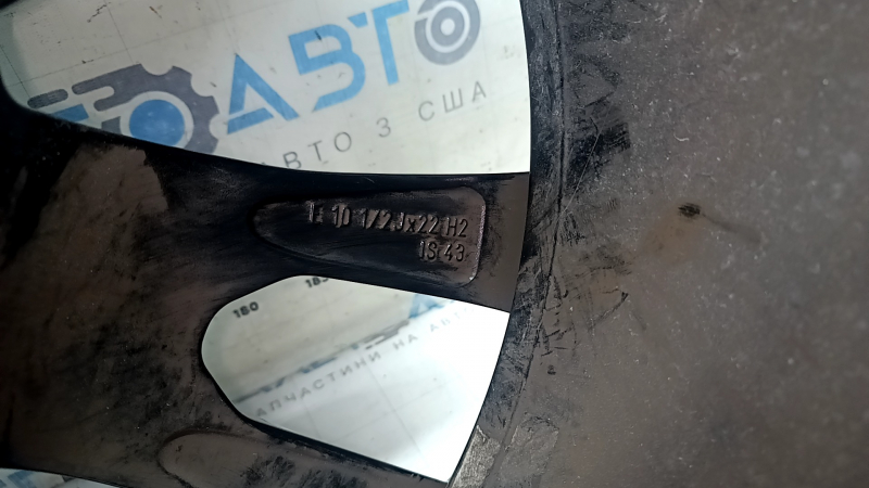 Маркировка на внутренней стороне диска, подтверждающая оригинальность для BMW X7.