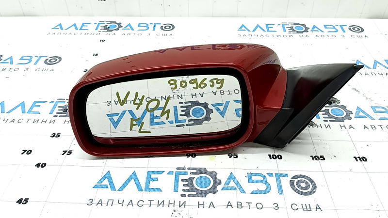 Боковое зеркало для Toyota Camry 2007-2011, красное, вид спереди.