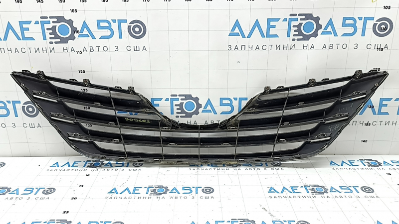 Решетка радиатора grill Toyota Camry v40 07-09 hybrid, хром, песок