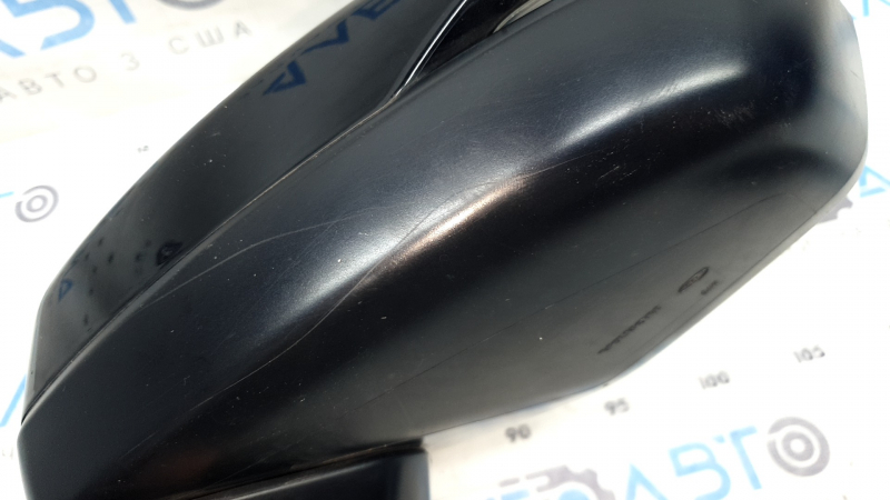 Зеркало боковое левое в сборе Honda CRV 23-26 8 пинов, черное, поворотник. подогрев, BSM, потёртость, царапины