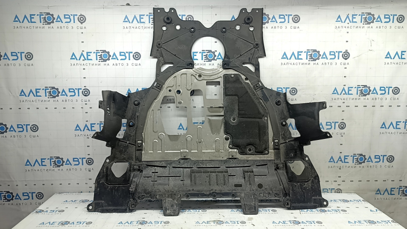 Защита двигателя Honda CRV 23-26 HEV в сборе 3 части, затерта, надрыв