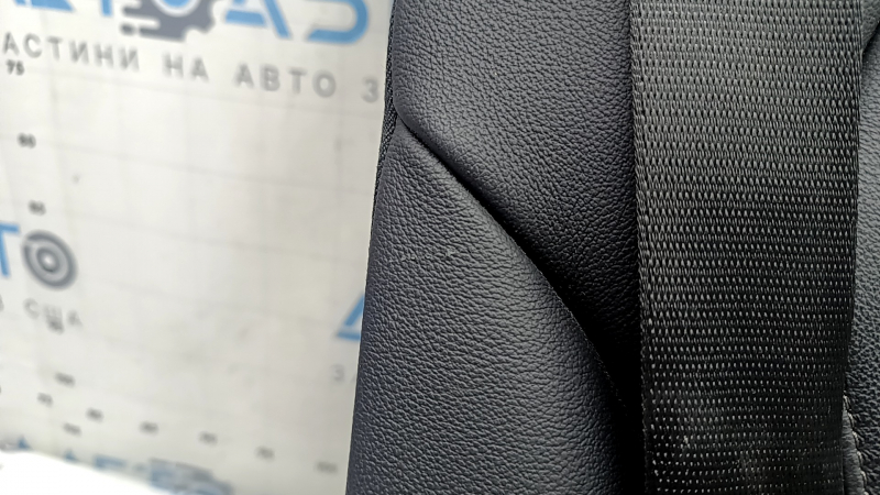 Спинка заднего ряда 2 ряд левая BMW X5 G05 19-22 под 2 ряда, кожа черная SCHWARZ, с подогревом, с ремнем, под чистку, вмятины, царапины