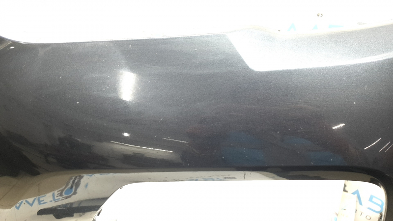 Бампер передний голый BMW X5 G05 19-23 под парктроники, графит, песок, незаводские отверстия, прижат, потёрт