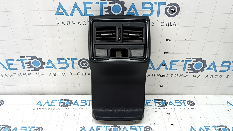 Накладка центральной консоли задняя Subaru Forester 25-26 с дефлектором, черная