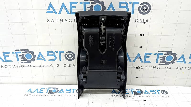 Накладка центральной консоли задняя Subaru Forester 25-26 с дефлектором, черная