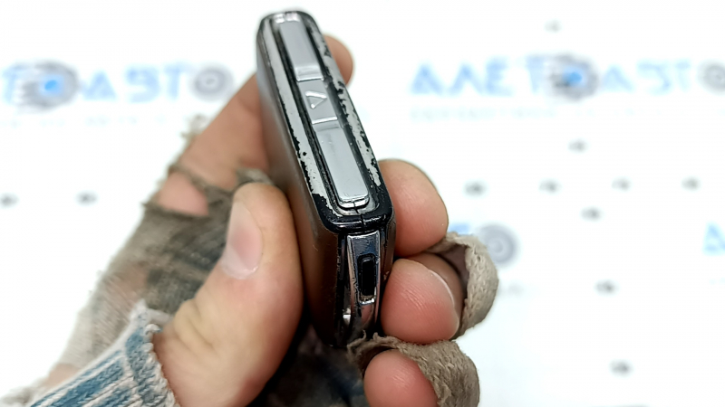 Ключ Volvo XC60 18-26 keyless, 4 кнопки, кожа коричневая, полез хром, тычки