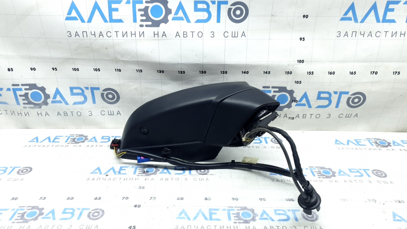 Дзеркало бічне праве в зборі Audi Q7 16-19 15+4 пінів, підігрів, автозатемніння, автоскладання, поворотник, камера, BSM, синє, потерто