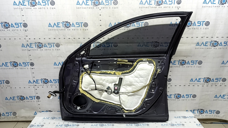 Дверь в сборе передняя правая Honda Accord 18-22 keyless, графит NH-797M, вмятины