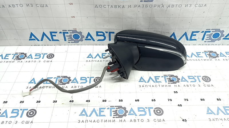 Зеркало боковое левое в сборе Toyota Camry v70 18-24 7 пинов, поворотник, BSM, черное