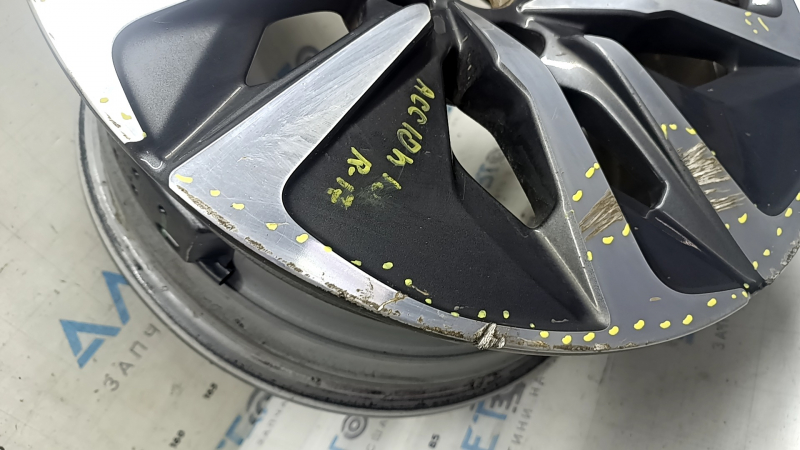 Диск колесный R17 x 7,5J 5*114,3 Honda Accord 18-22 тип 3 hybrid с резонатором 220 Hz, бордюрка