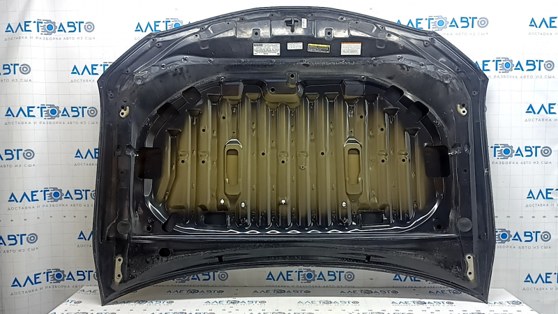Капот голый Toyota Camry v70 18-24 алюминий, черный 218, в пленке, тычки
