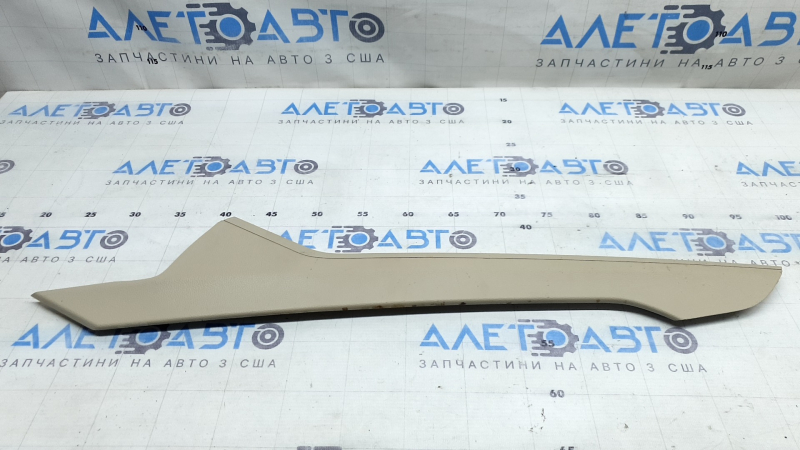 Накладка центральной консоли верхняя левая Audi A4 B9 17-25 бежевая, под чистку