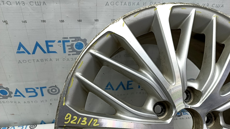 Диск колесный R18 x 8J ET50 5x114.3 Toyota Camry v70 18-20 серебро, бордюрка