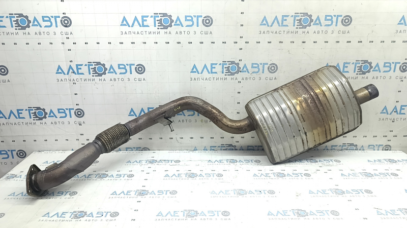 Приемная труба Audi A4 B9 17-25 2.0T тип 2, надорвана сетка, ржавая