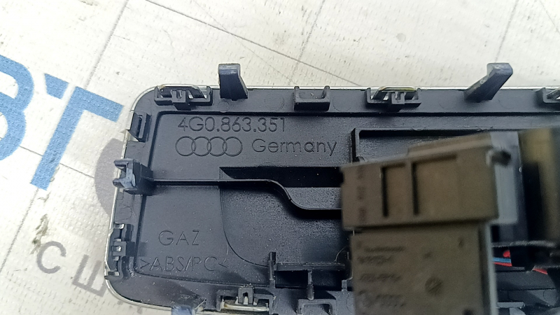Регулятор температуры печки 2 ряда Audi A6 C7 12-18 с накладкой