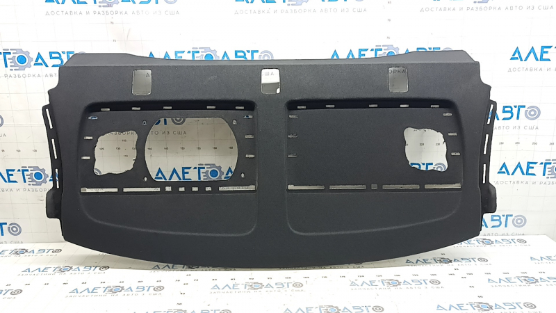Полка задняя Audi A6 C7 16-18 рест без шторки, черная