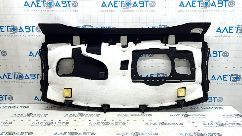 Полка задняя Audi A6 C7 16-18 рест без шторки, черная