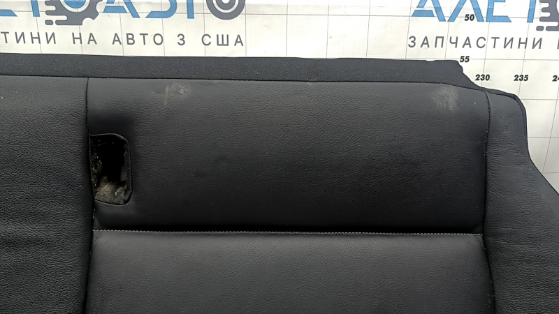Подушка заднего ряда сидений 2 ряд BMW X3 F25 11-17 кожа черная, с подогревом, вмятины, царапины