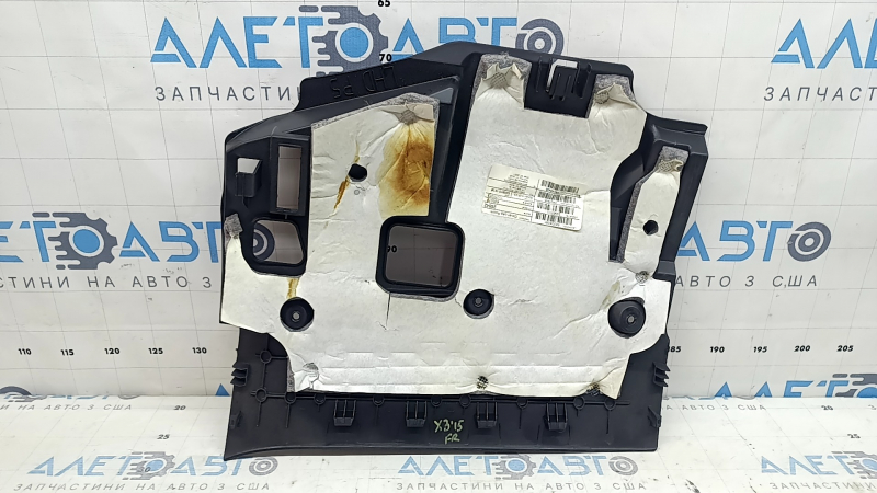 Накладка передней панели пространства ног пассажира BMW X3 F25 11-17 черная