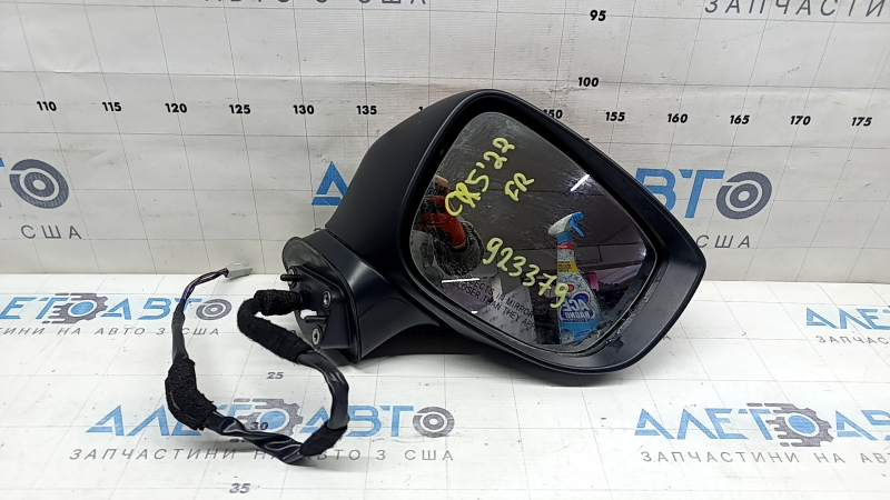 Зеркало боковое правое в сборе Mazda CX-5 17-25 7 пинов, BSM, подогрев, поворотник, красное, потерто